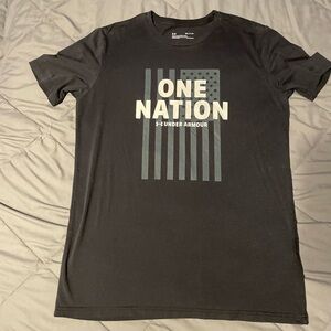Under Armour Men's Charcoal 'One Nation' Tee